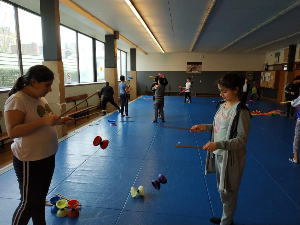 Journée sportive à l’ULB pour les P5