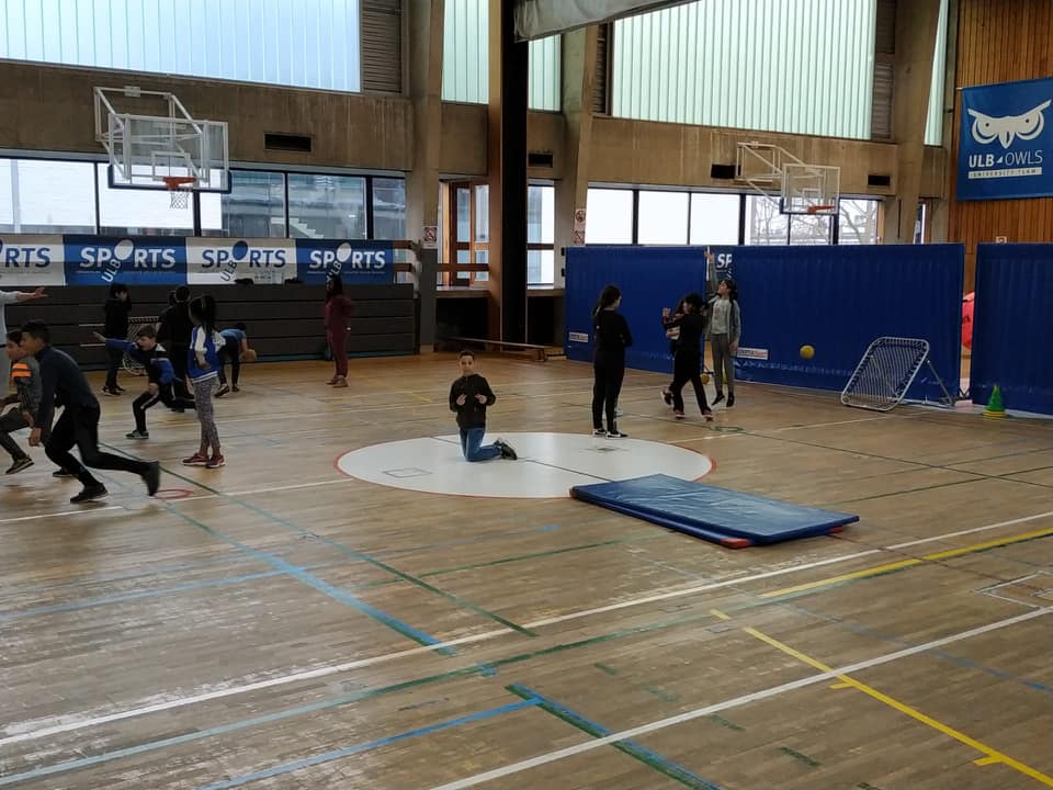 Journée sportive à l’ULB pour les P5