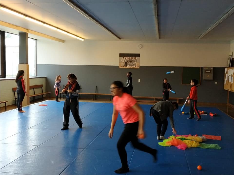 Journée sportive à l’ULB pour les P5