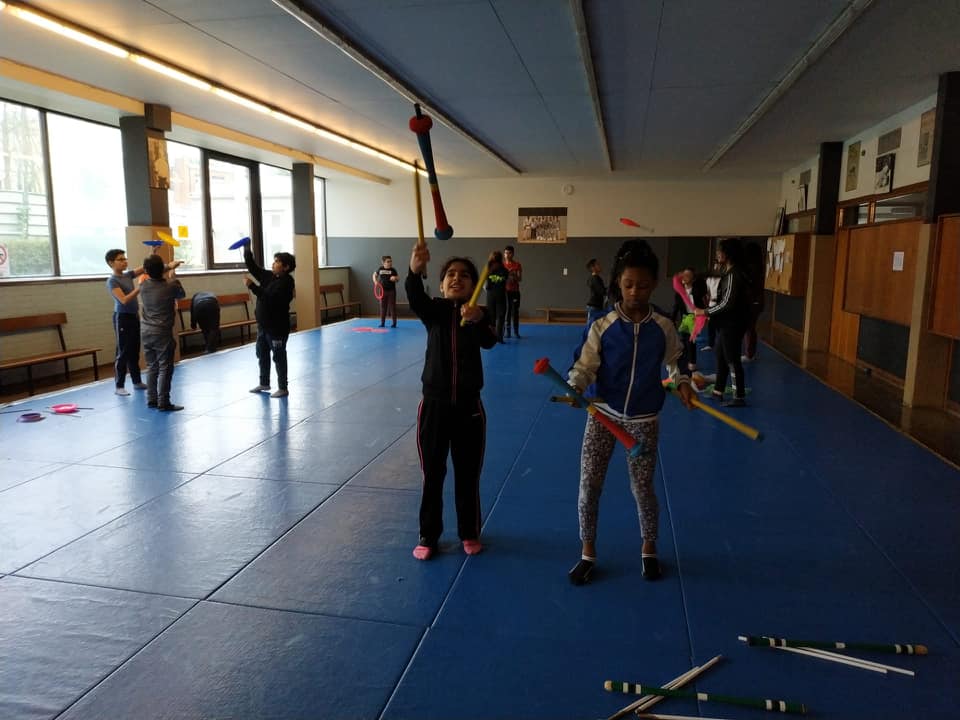 Journée sportive à l’ULB pour les P5