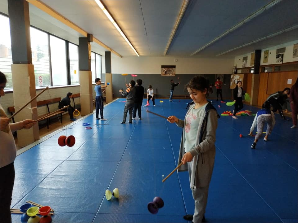 Journée sportive à l’ULB pour les P5