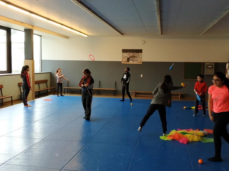 Journée sportive à l’ULB pour les P5