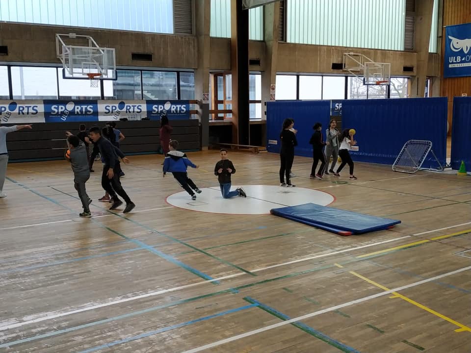 Journée sportive à l’ULB pour les P5