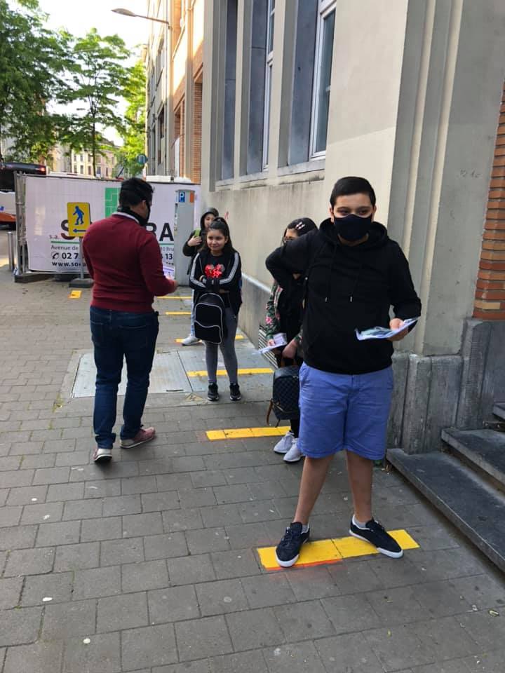 Les P6 de retour à l’école
