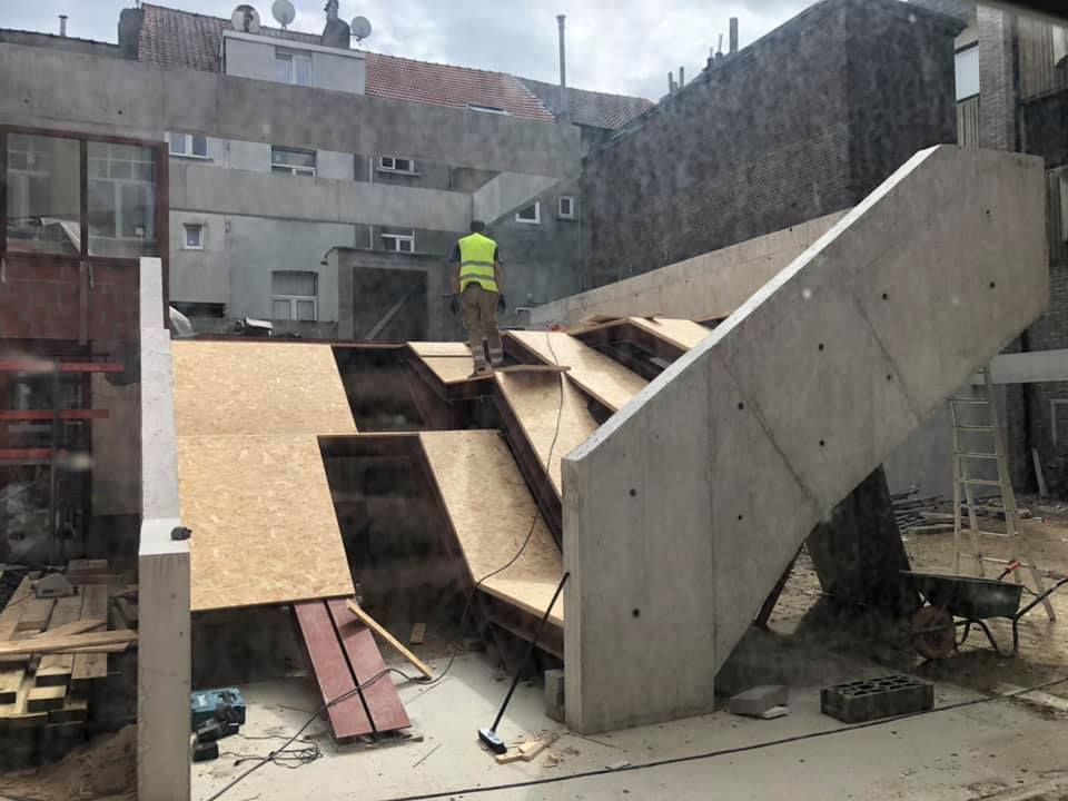 Chantier de la cour des maternelles