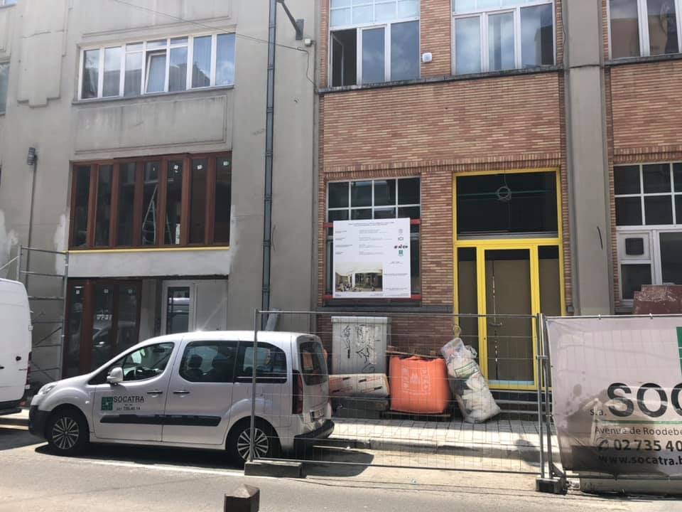 Chantier de la cour des maternelles