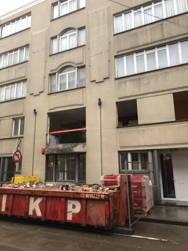 Chantier de la cour des maternelles
