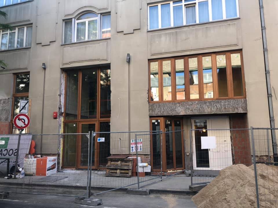 Chantier de la cour des maternelles