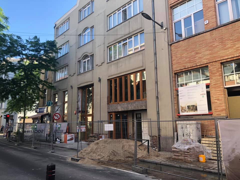 Chantier de la cour des maternelles
