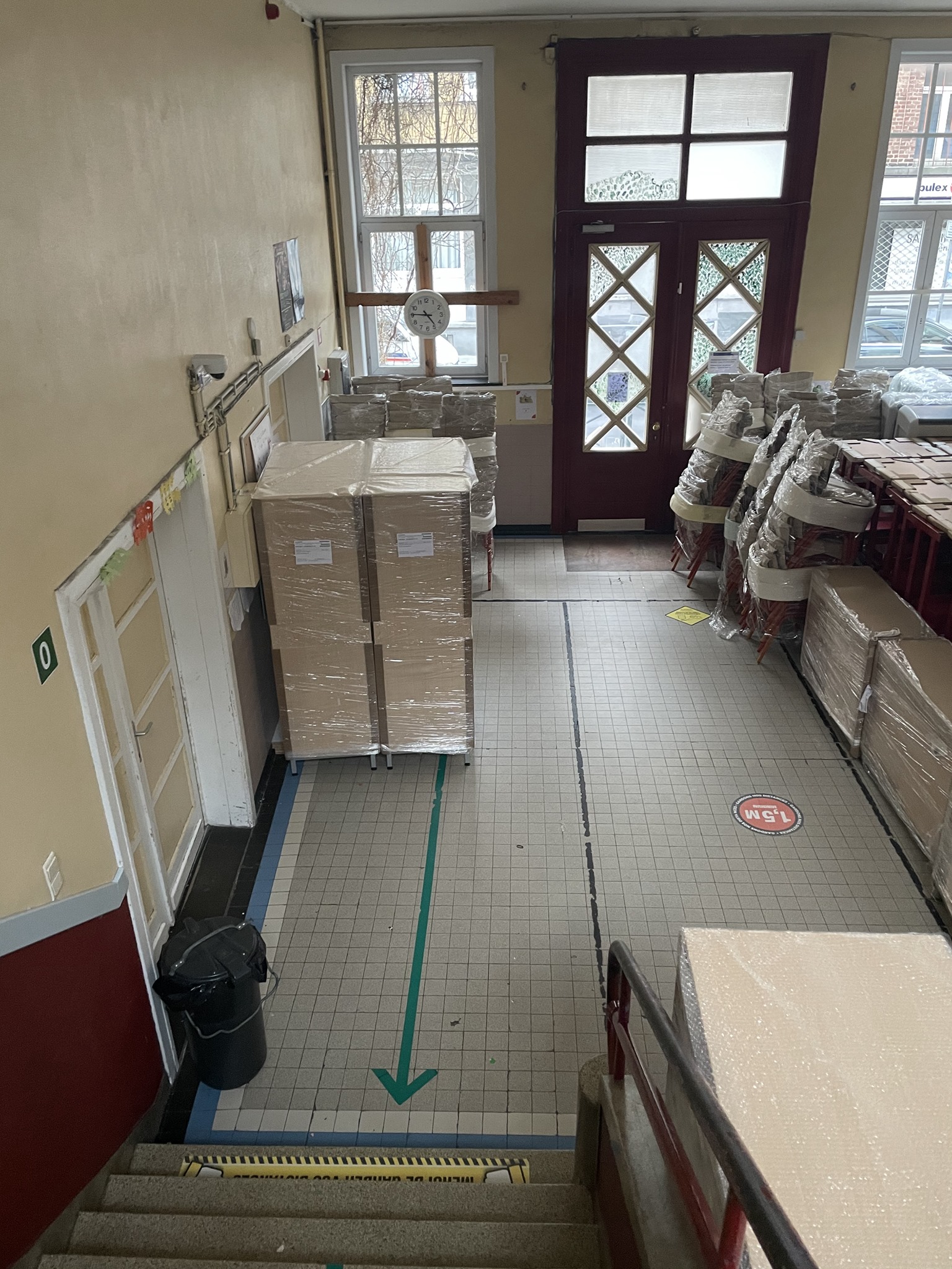 Déménagement des classes de P1, P2 et P3
