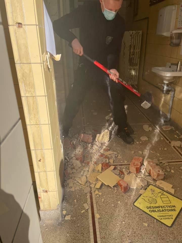 Rénovation des toilettes de la récréation