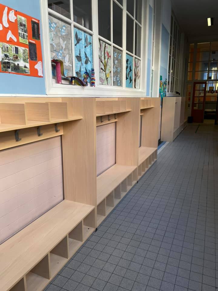Nouveaux vestiaires pour nos petits