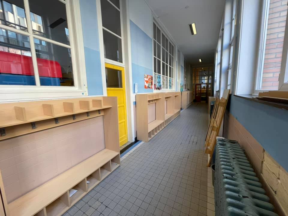 Nouveaux vestiaires pour nos petits