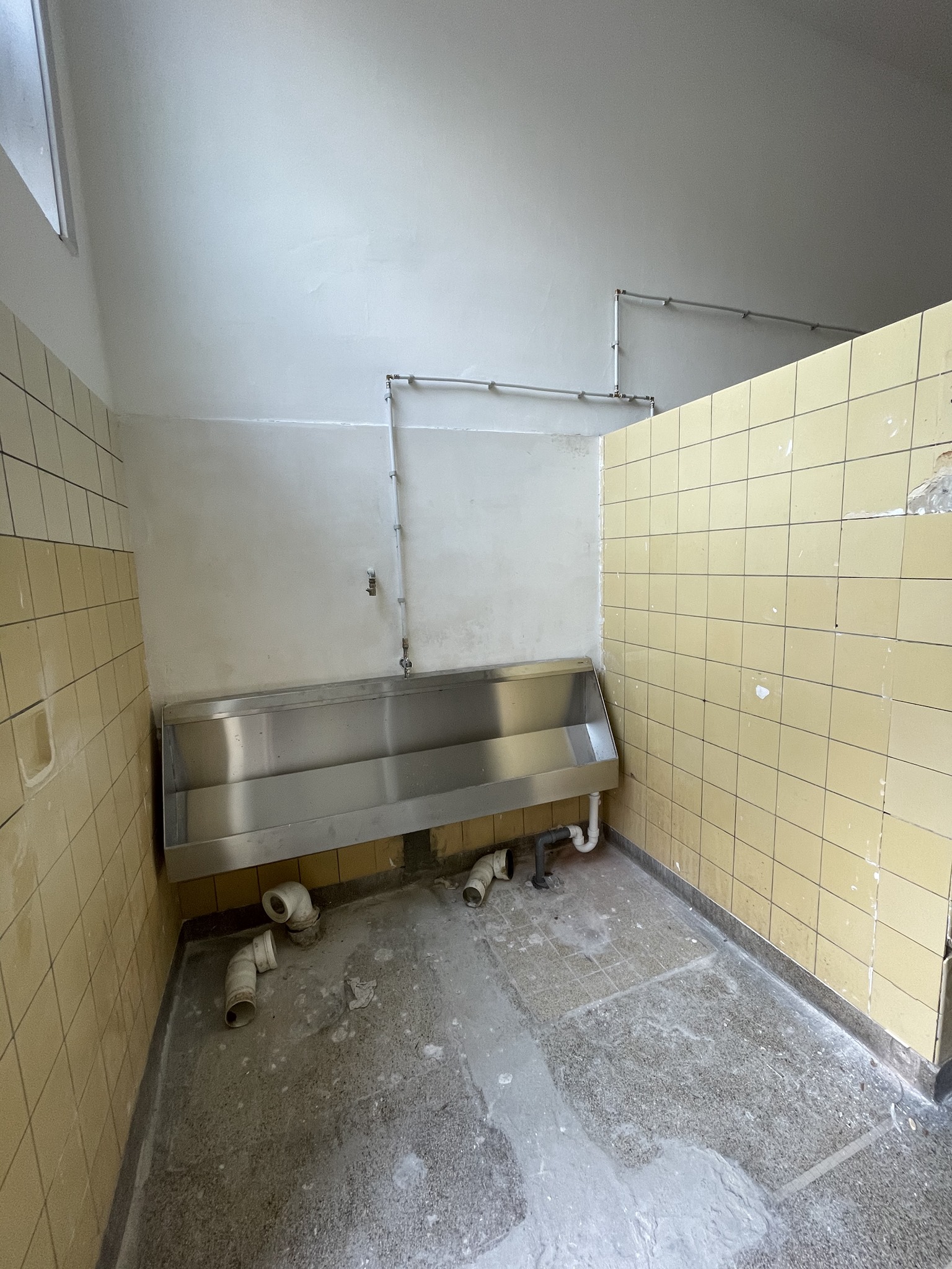 Rénovation des toilettes de la récréation