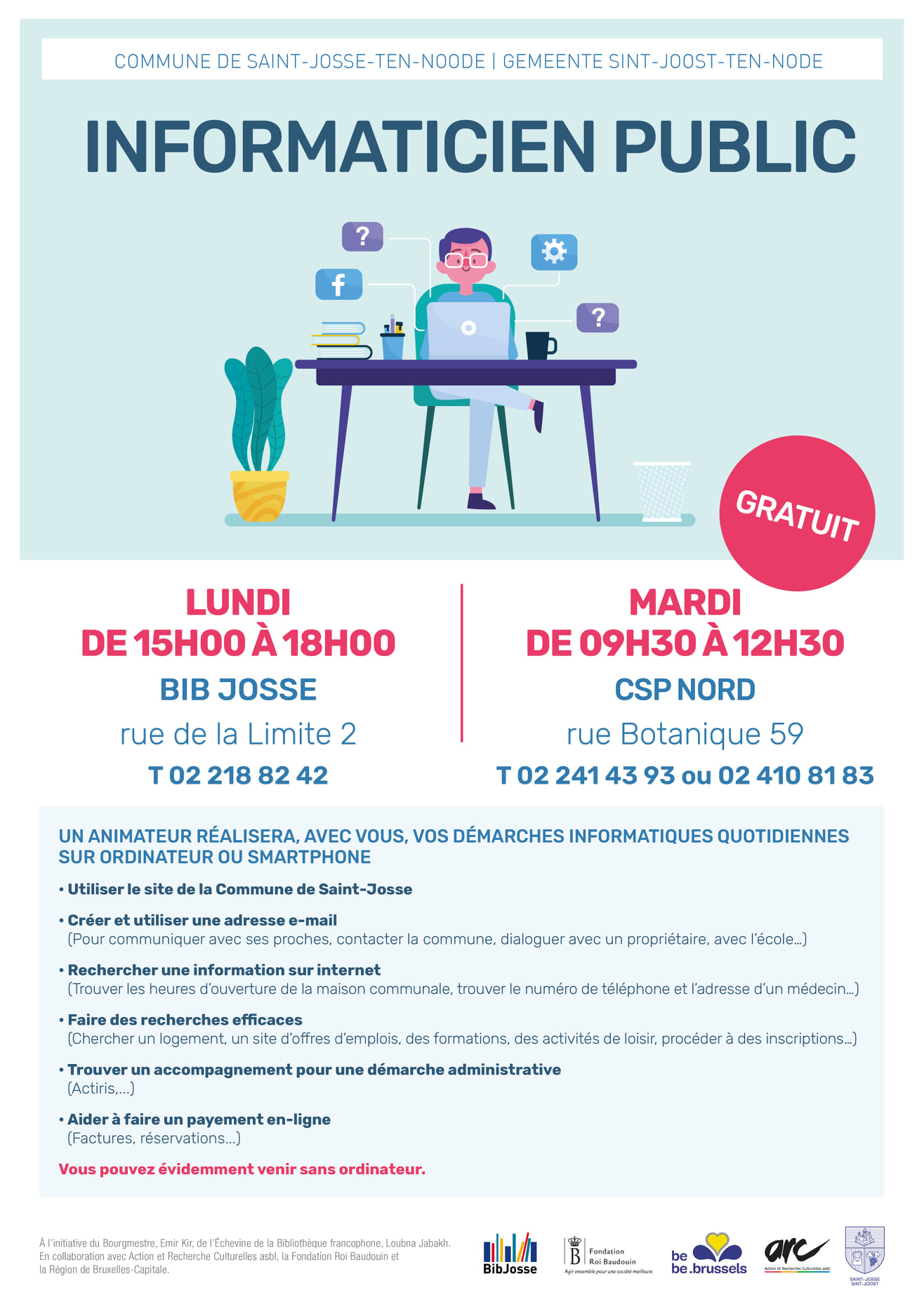 Un souci informatique ou de connexion ?