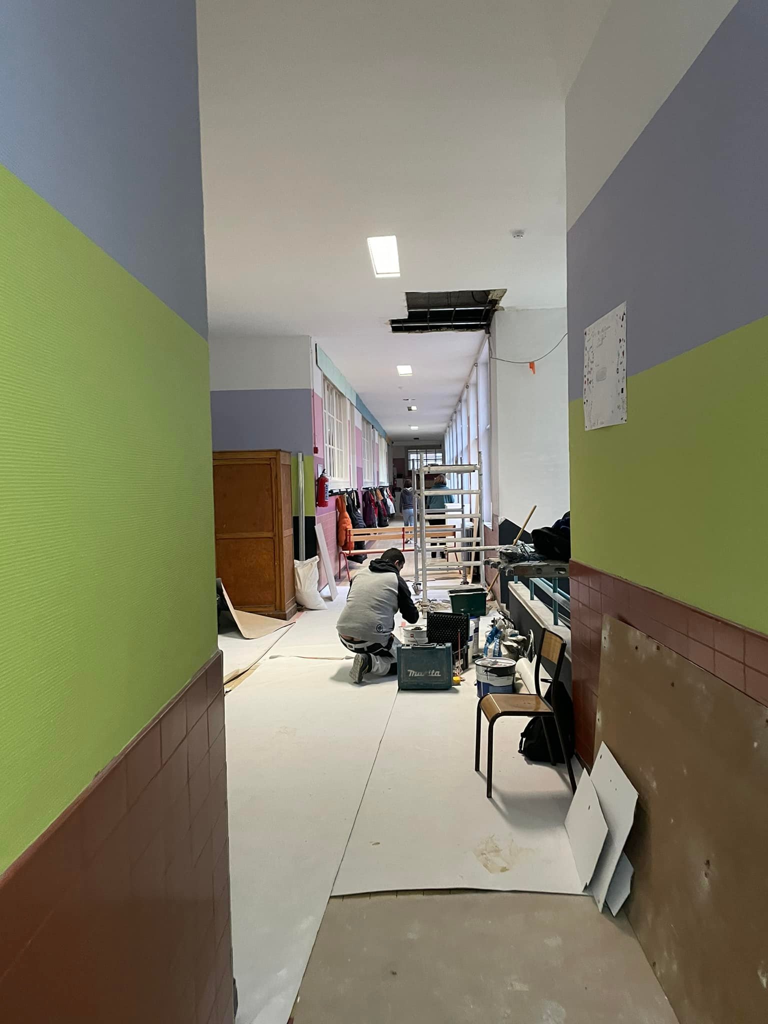 Le hall d’entrée fait peau neuve