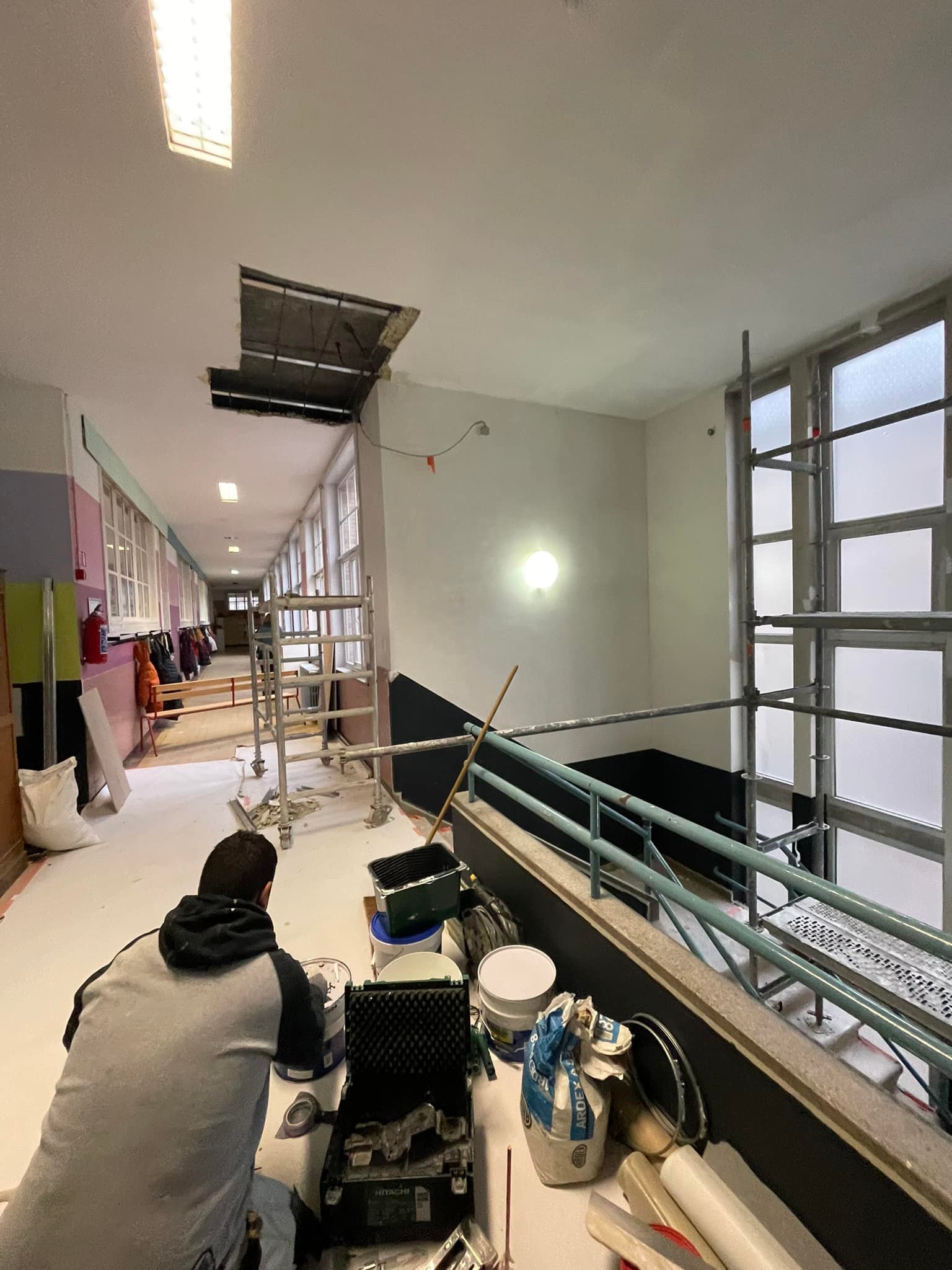 Le hall d’entrée fait peau neuve