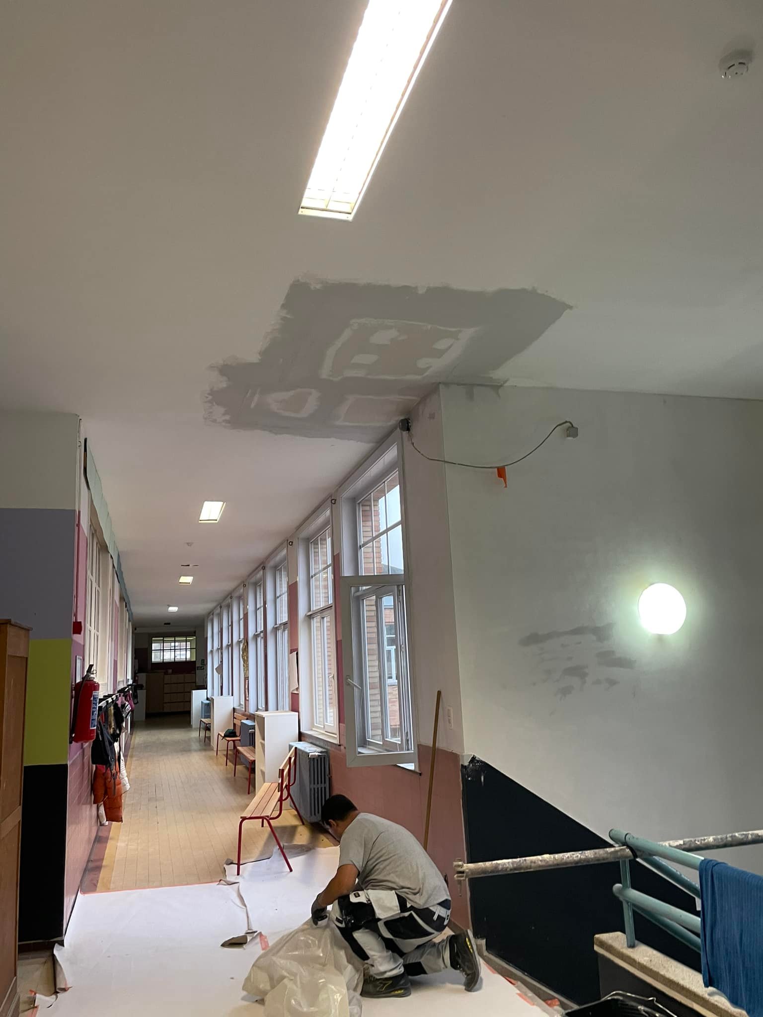 Le hall d’entrée fait peau neuve