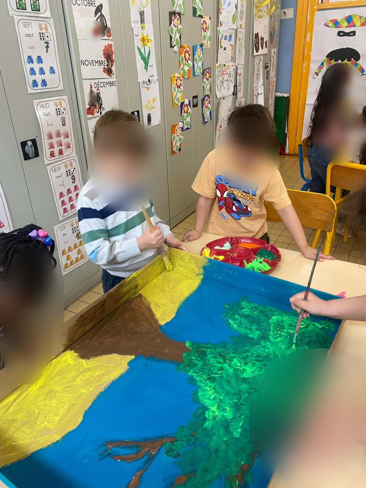 Peindre les quatre saisons en musique (classe M2)