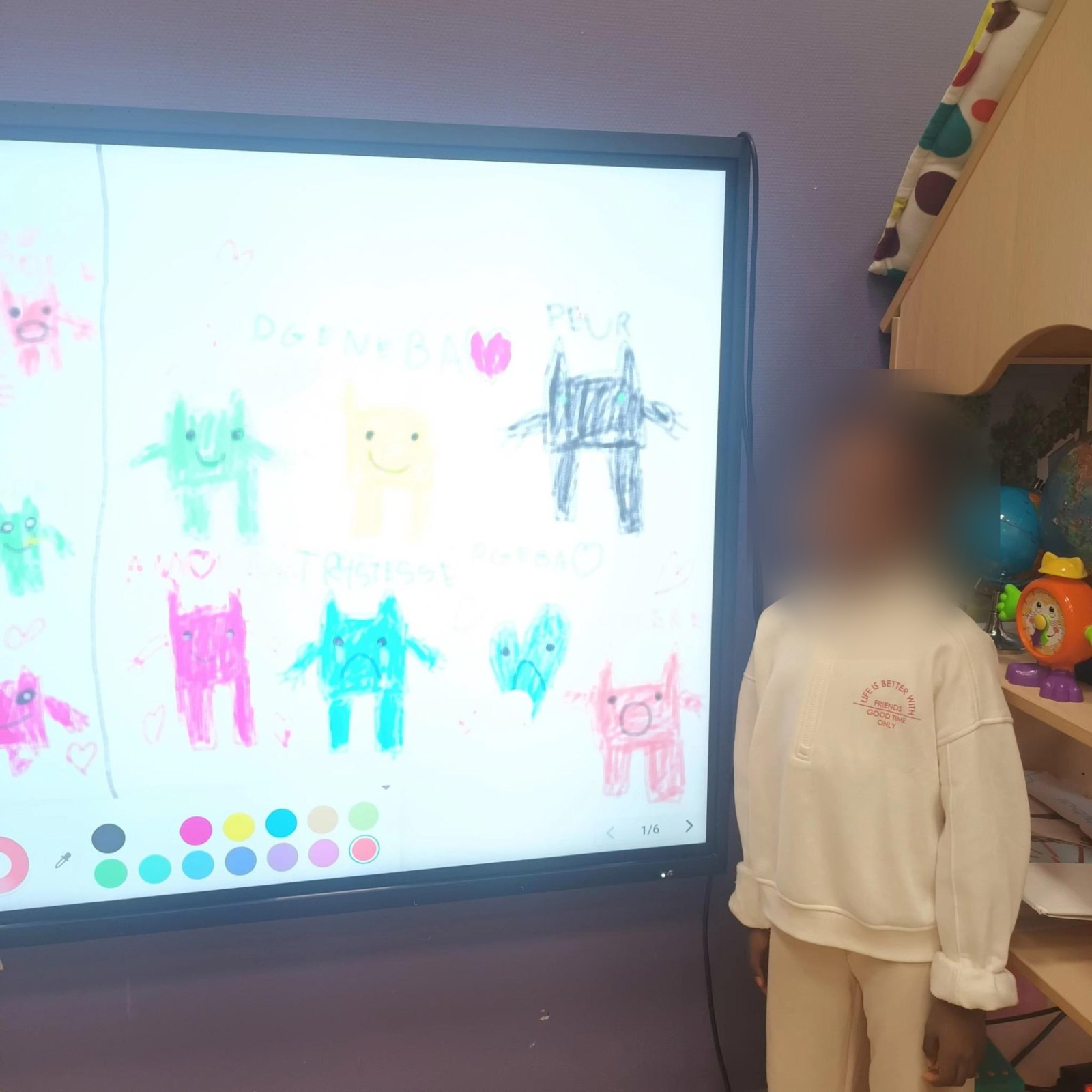 Les émotions en classe (classe M3A)