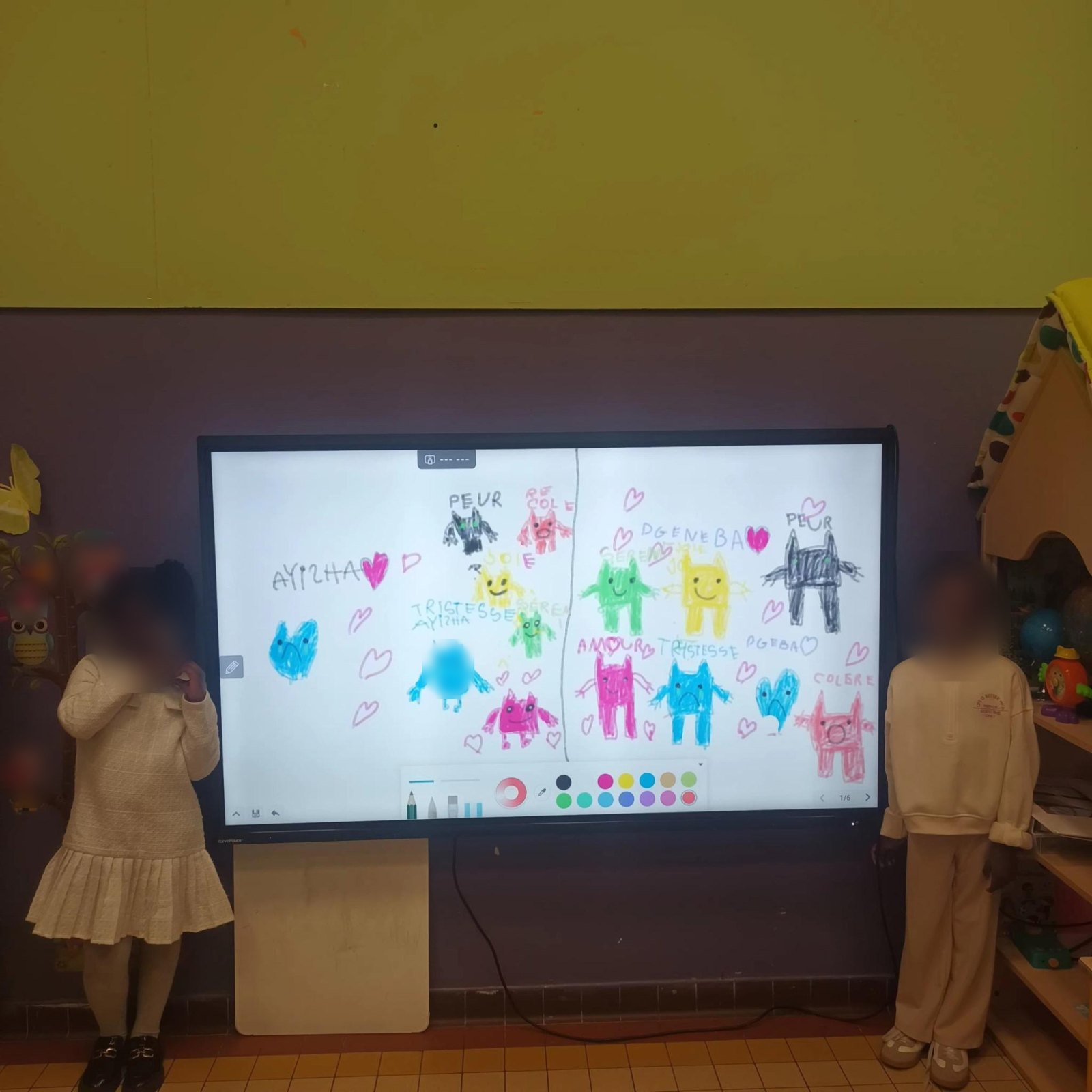 Les émotions en classe (classe M3A)
