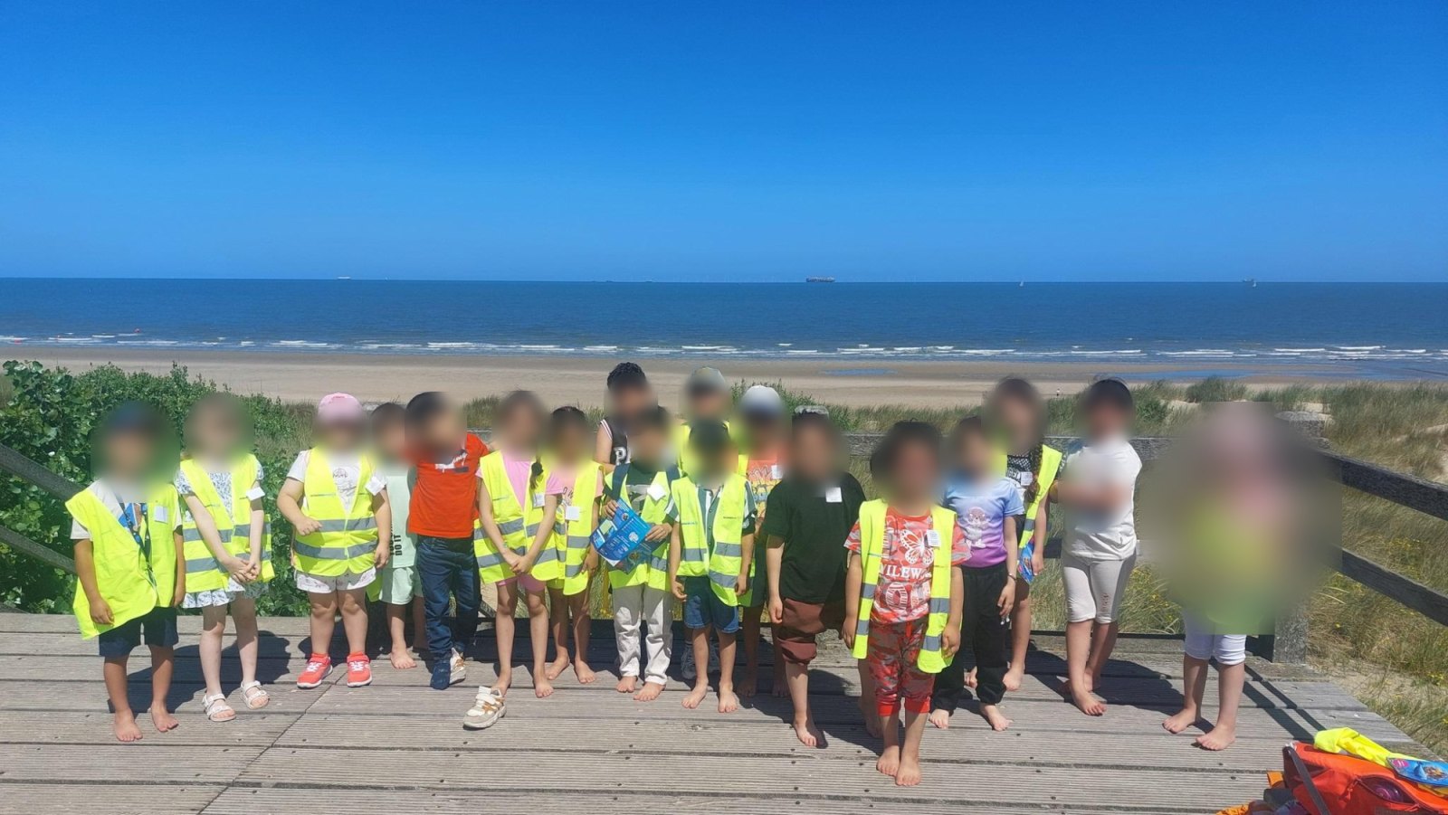 Sortie à Blankenberge : la plage (classe P1A)