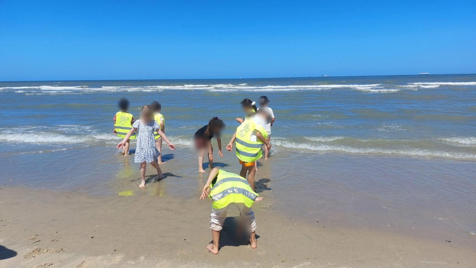 Sortie à Blankenberge : la plage (classe P1A)