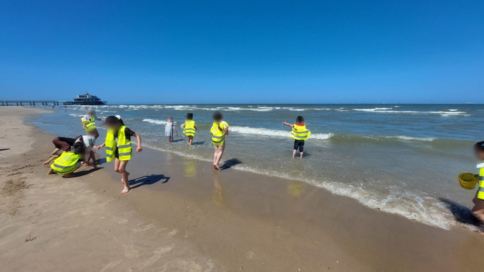 Sortie à Blankenberge : la plage (classe P1A)