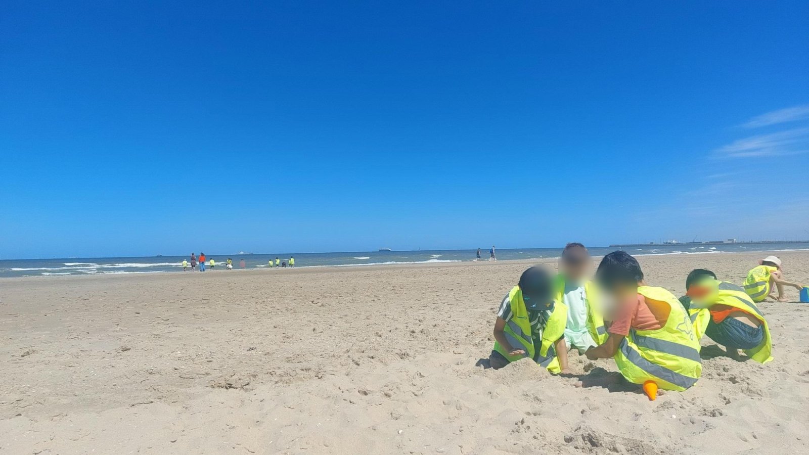 Sortie à Blankenberge : la plage (classe P1A)