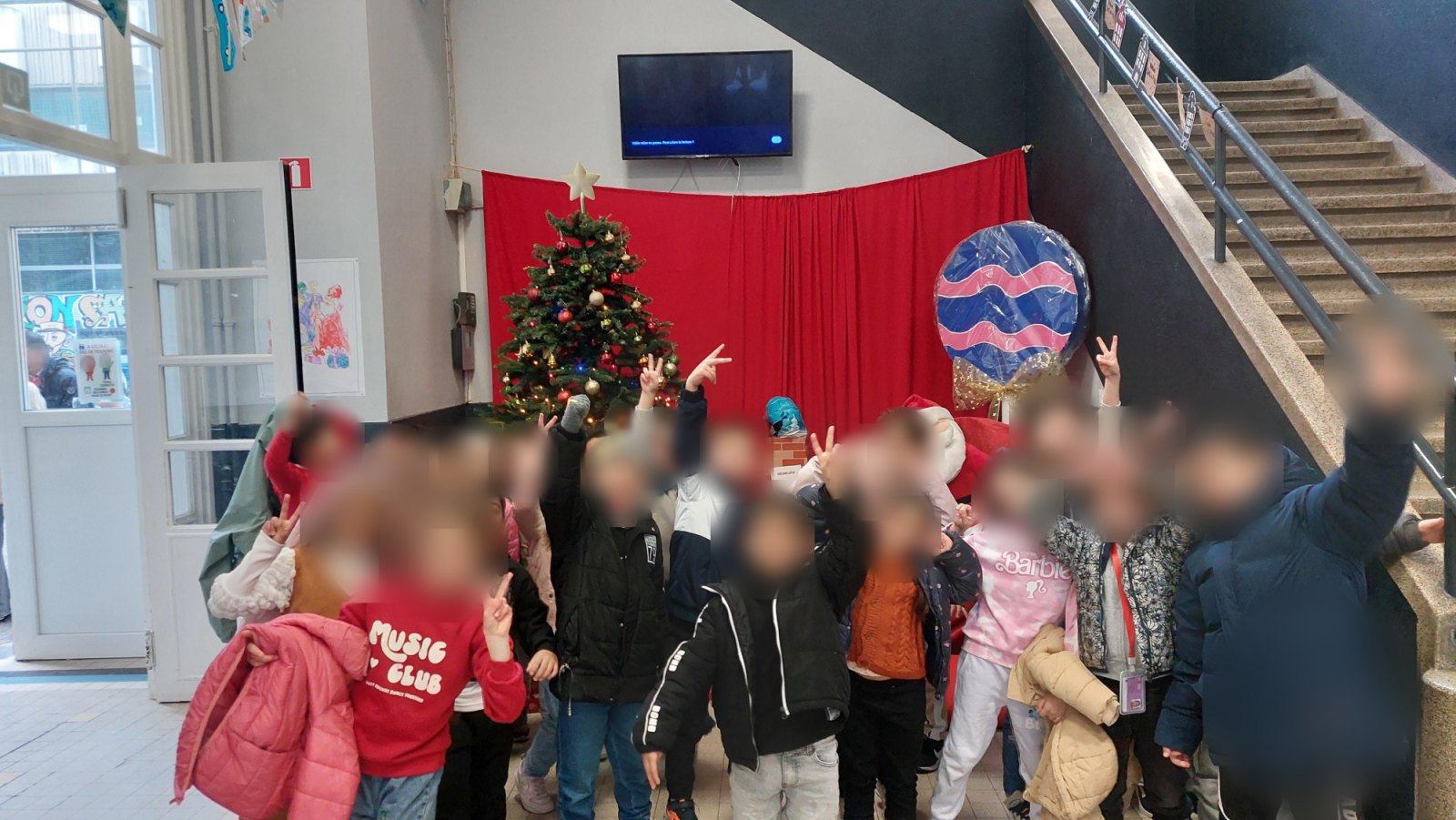 Saint Nicolas à l'école (classe P1A)