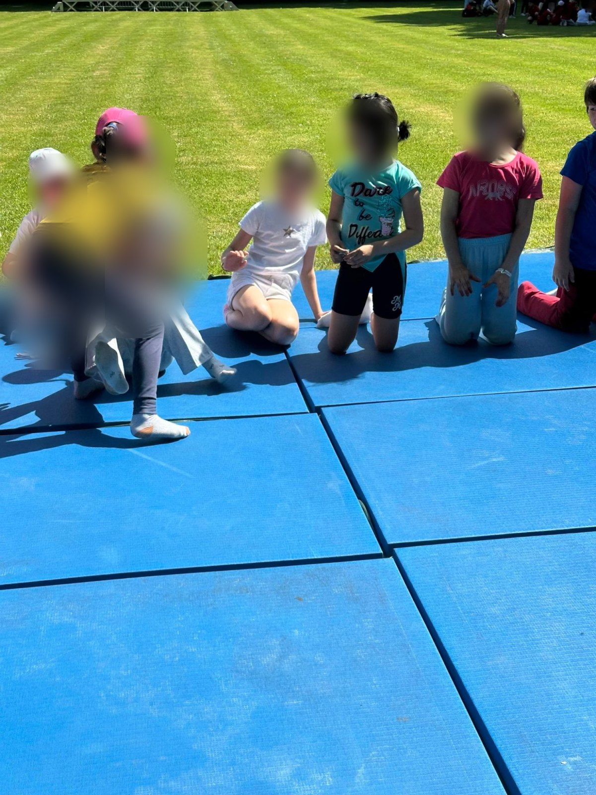 Journée sportive : le soleil était au rendez-vous (classe P3A)
