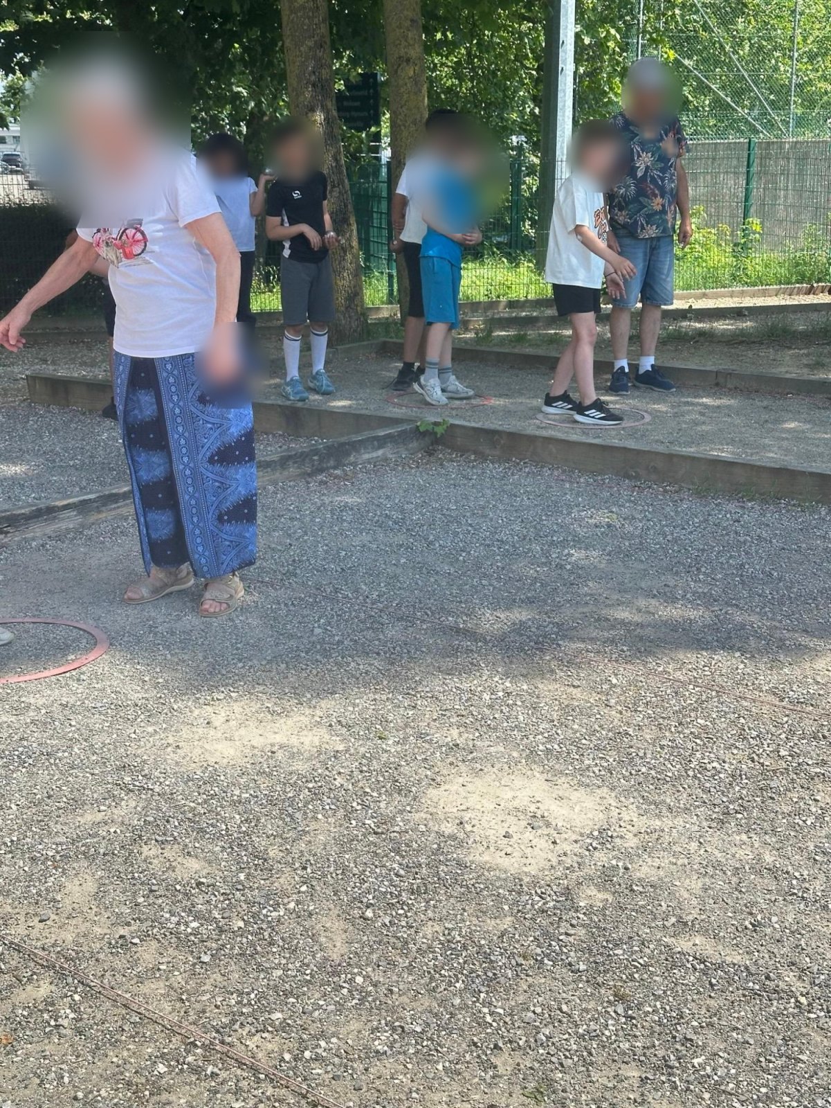 Journée sportive : le soleil était au rendez-vous (classe P3A)
