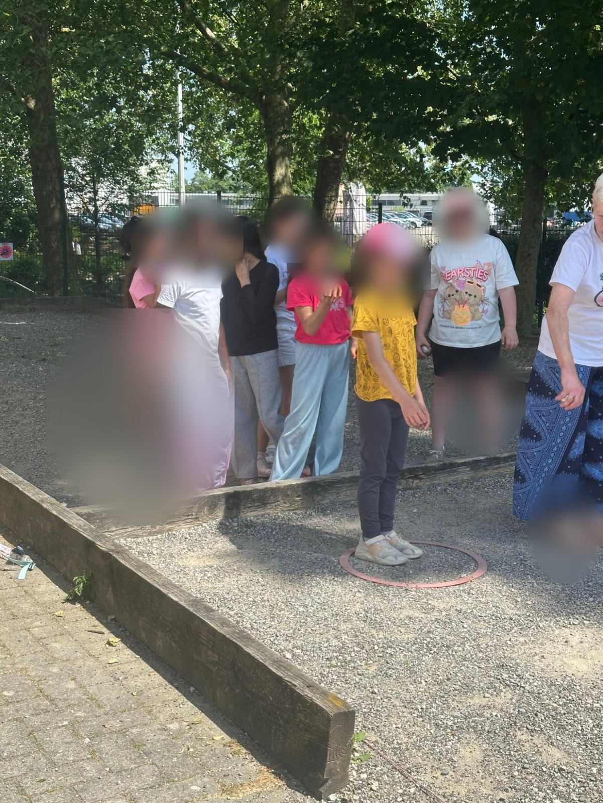 Journée sportive : le soleil était au rendez-vous (classe P3A)