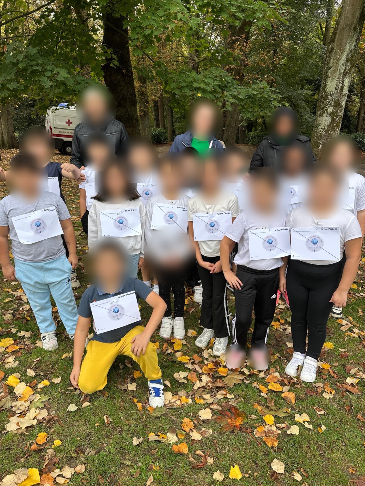 Nos sportifs en herbe (classe P3A)