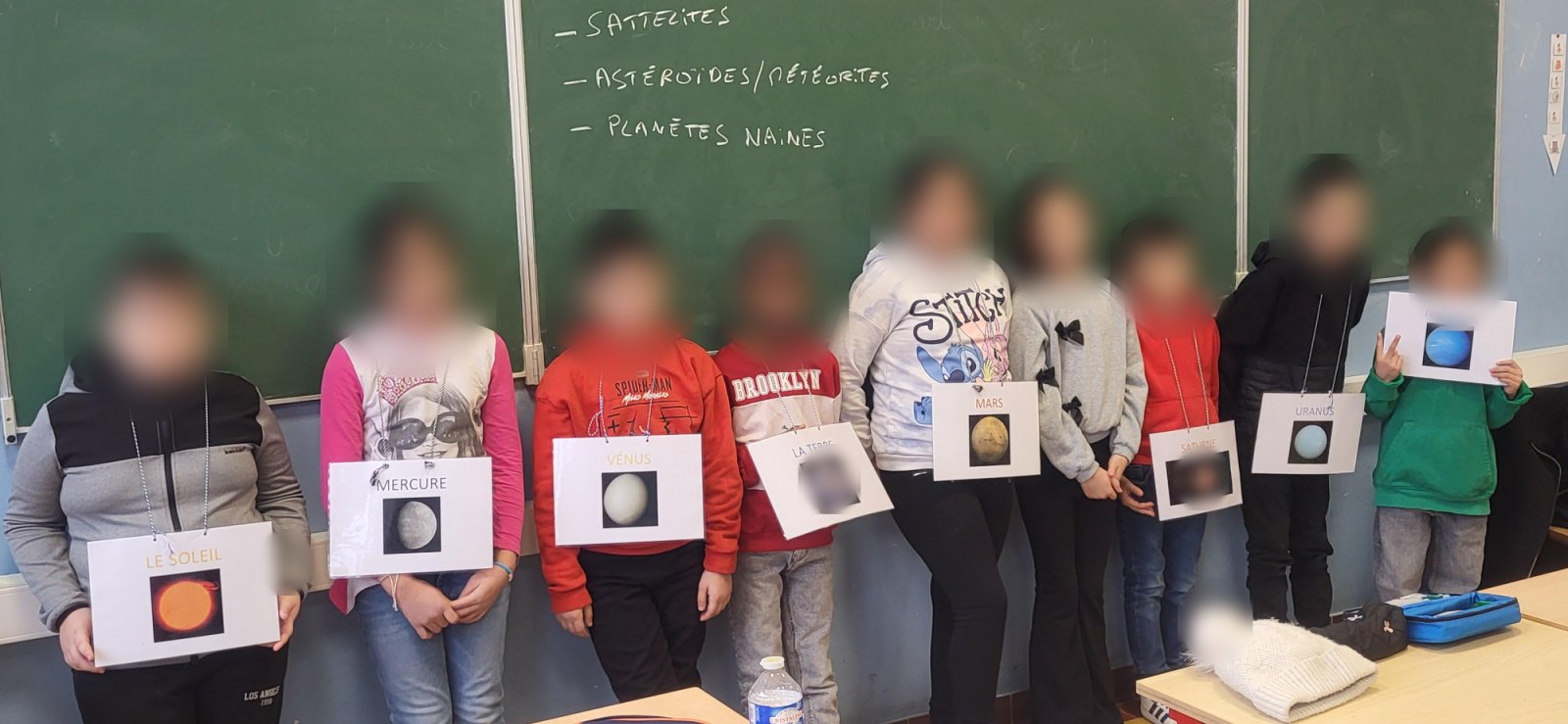 Un atelier sur le système solaire (classe P4A)