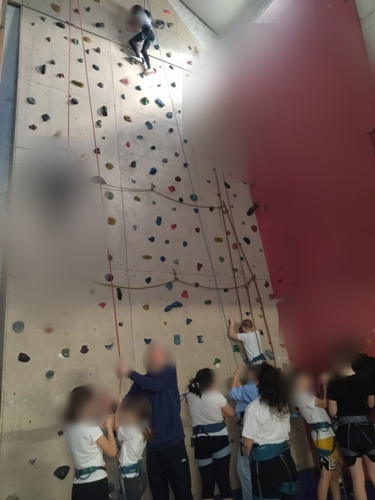 Premier cours d'escalade (classe P5A)