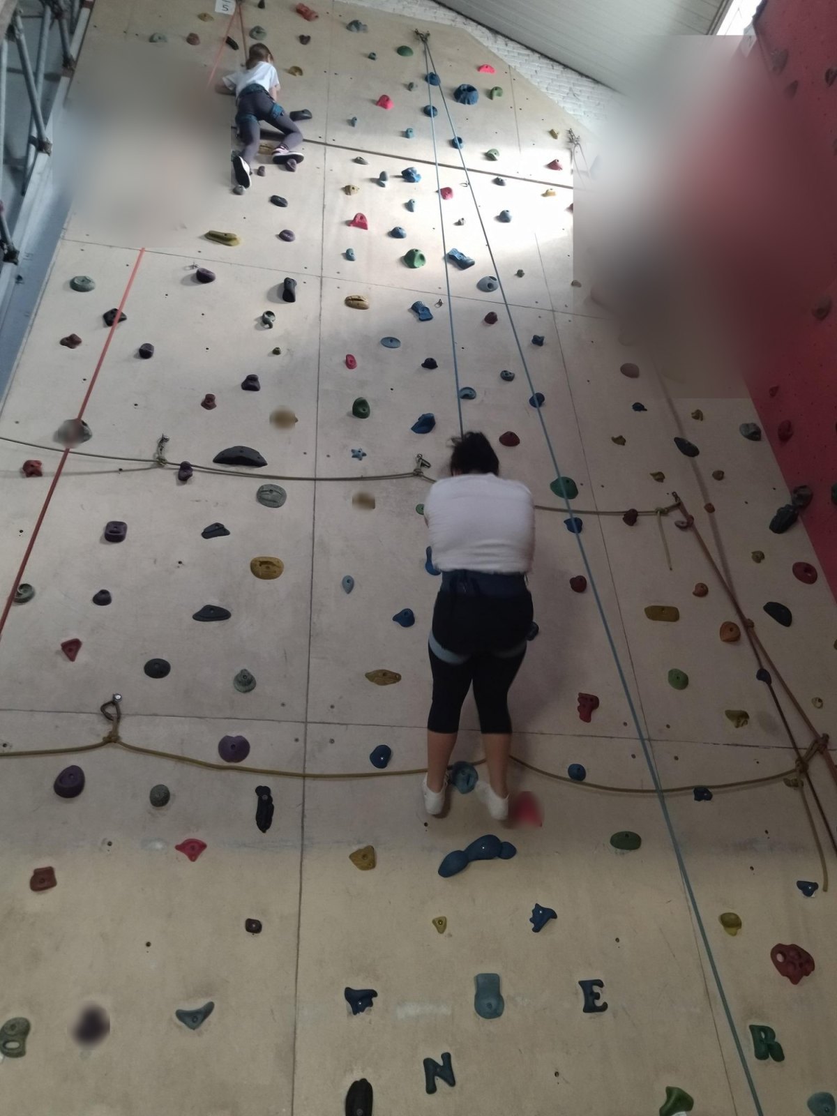 Premier cours d'escalade (classe P5A)