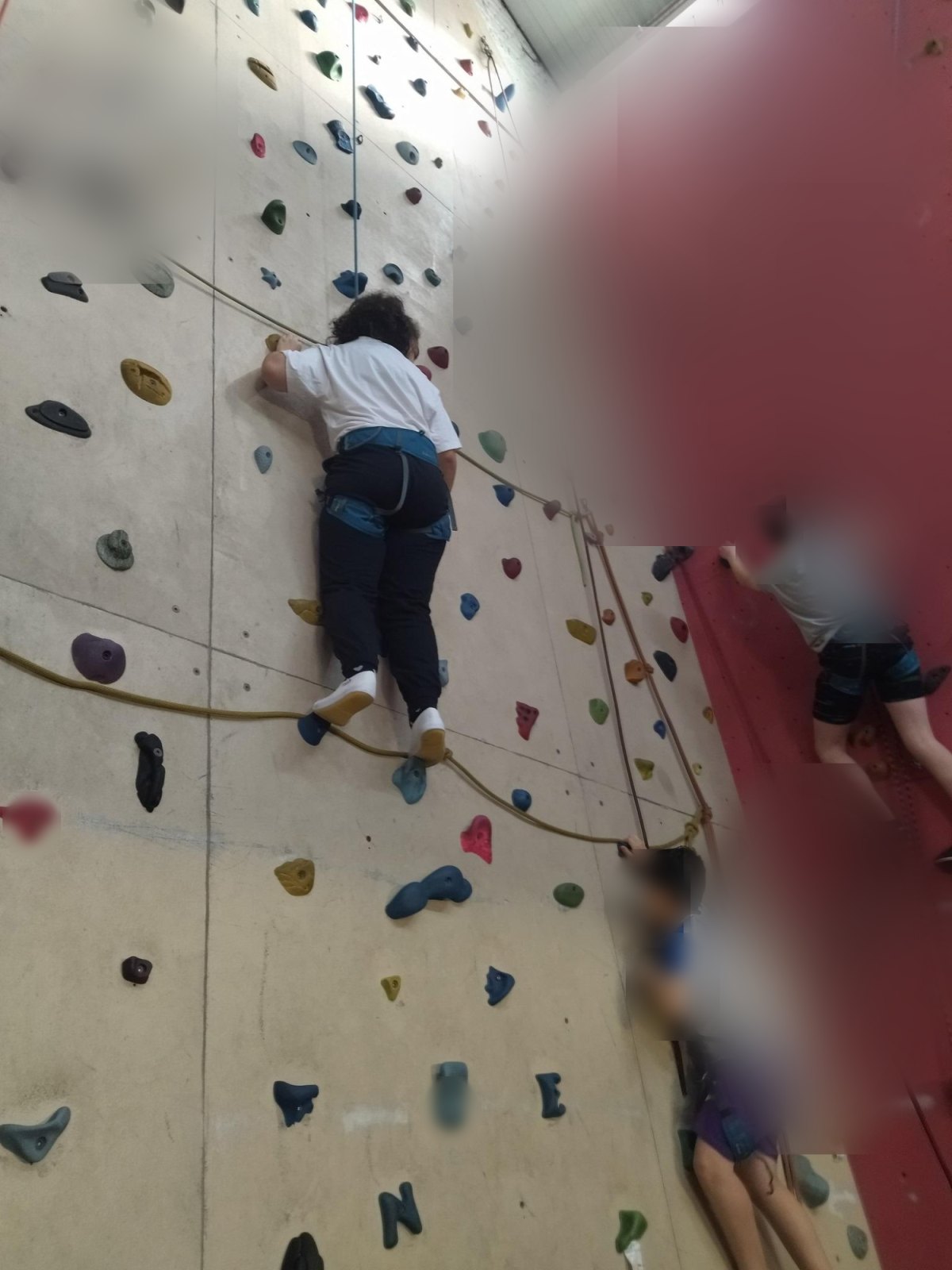 Deuxième cours d'escalade (classe P5A)