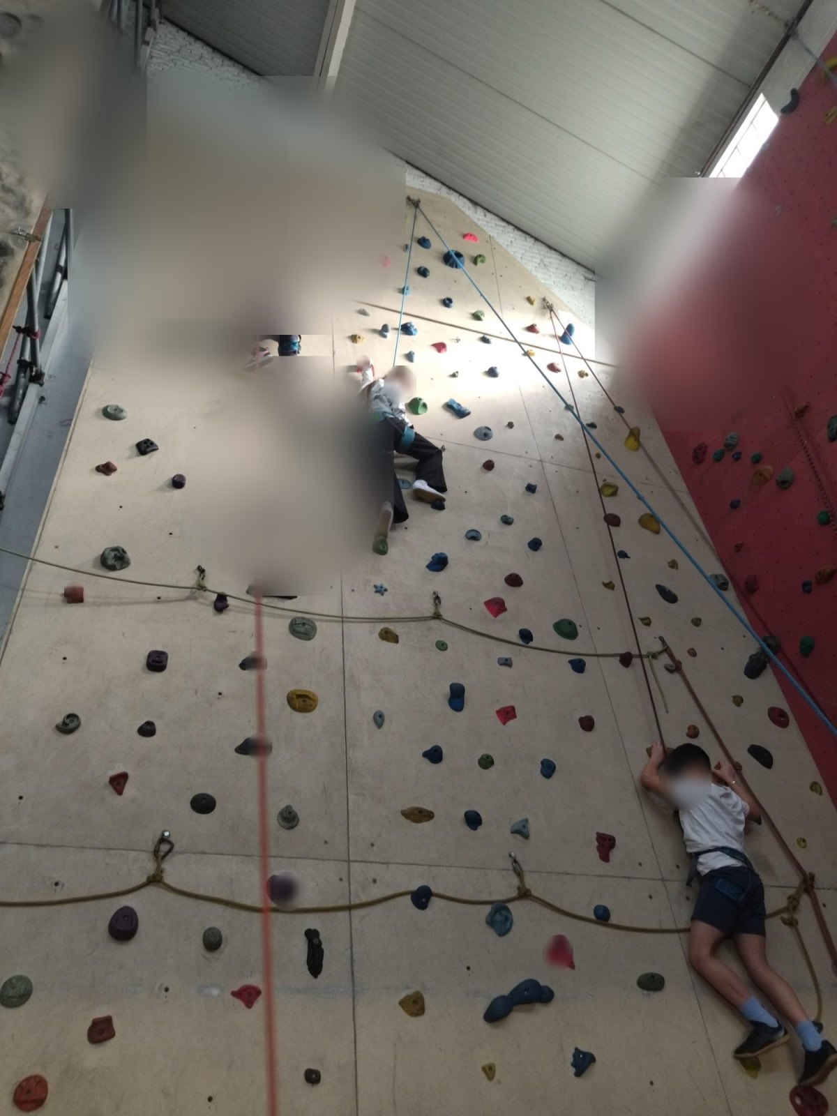 Deuxième cours d'escalade (classe P5A)