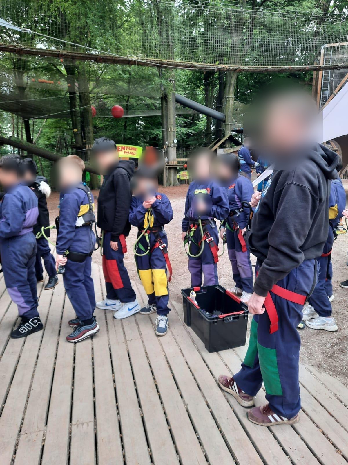Journée accrobranche (classe P5A)