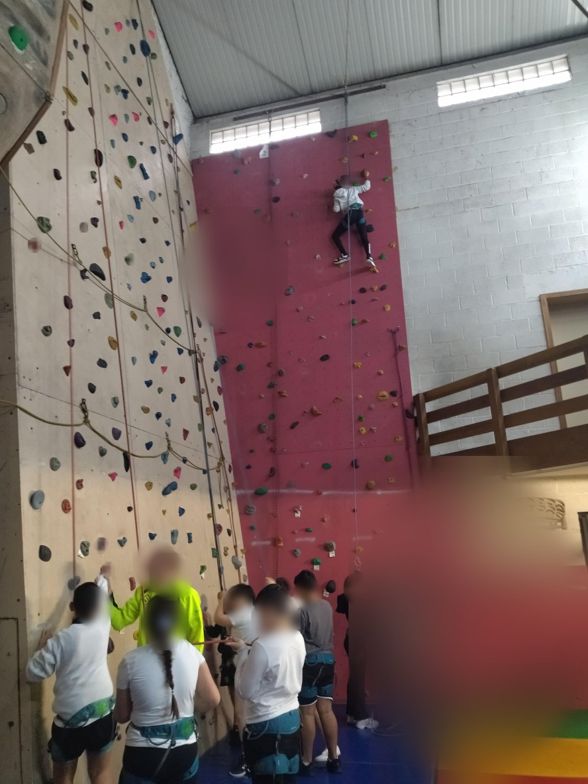 L'escalade : deuxième séance (classe P5B)