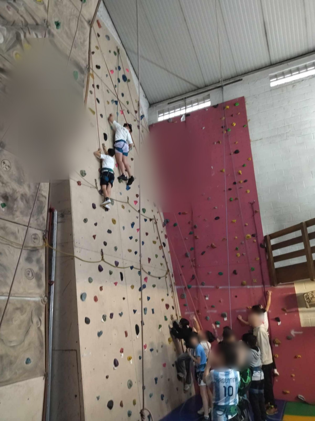 Escalade : une deuxième séance qui montre les progrès (classe P6A)
