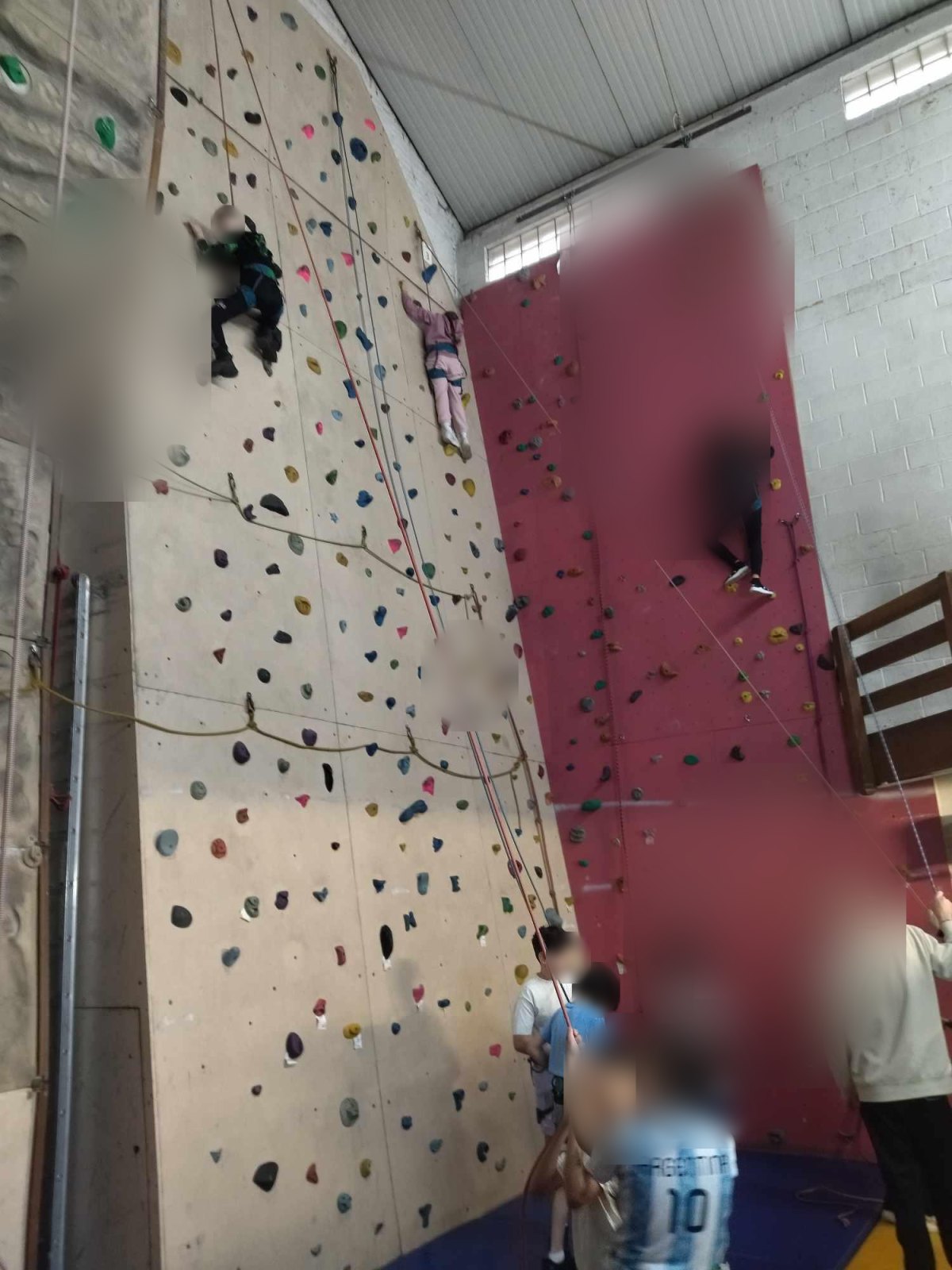 Escalade : une deuxième séance qui montre les progrès (classe P6A)