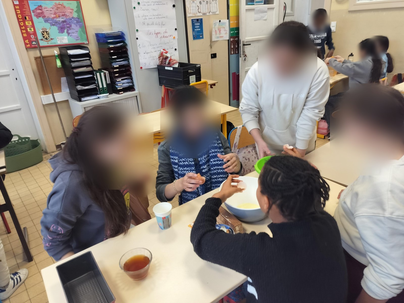 Les connecteurs dans une recette de cuisine (classe P6B)