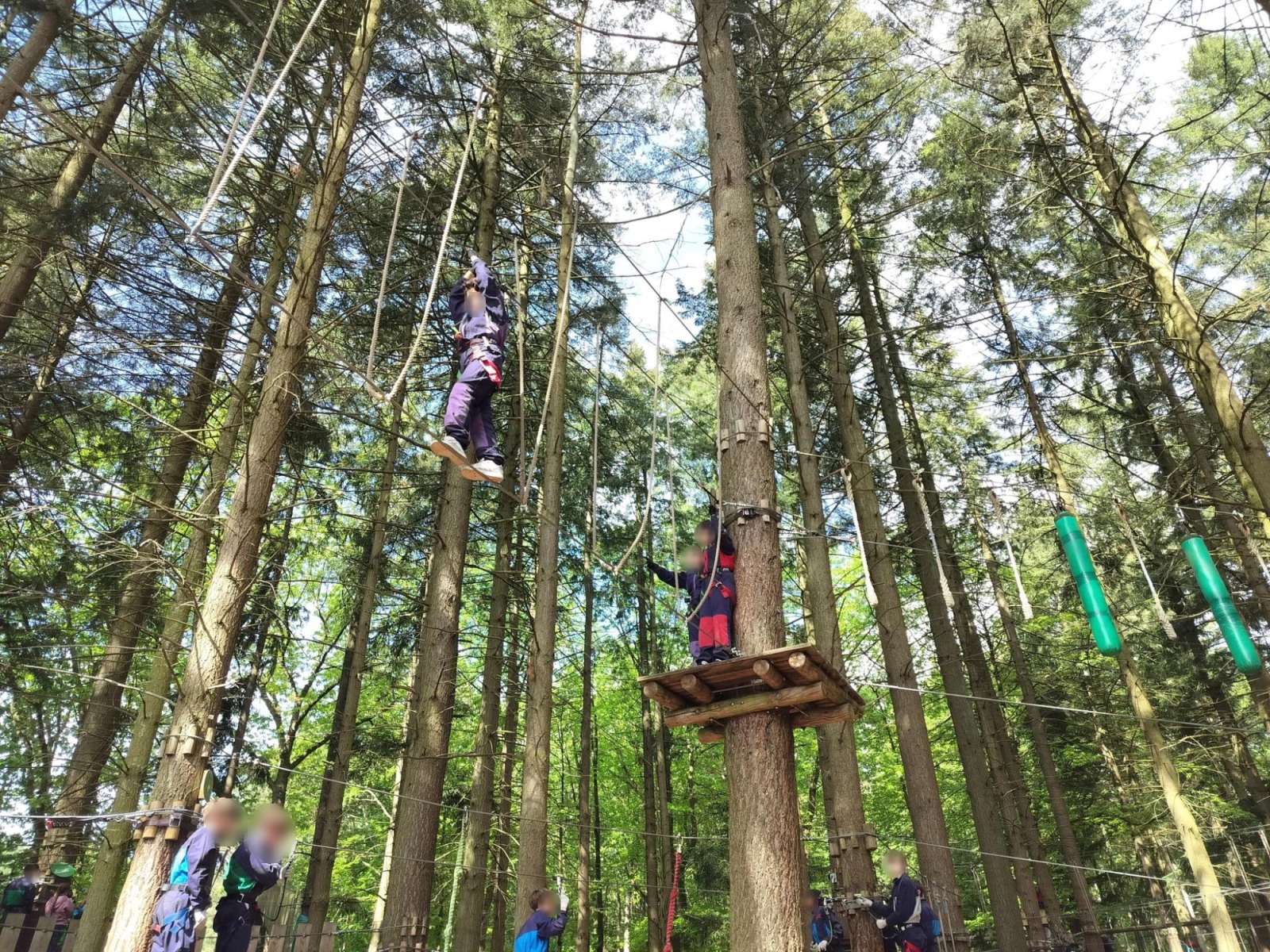 Journée accrobranche (classe P6B)