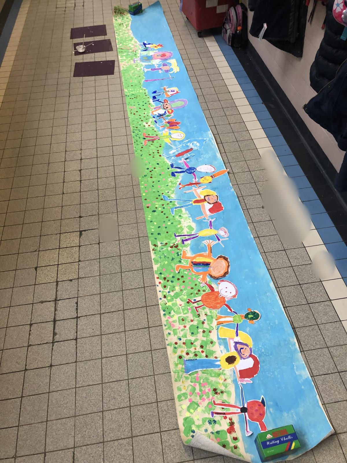La fresque des M3 prend forme