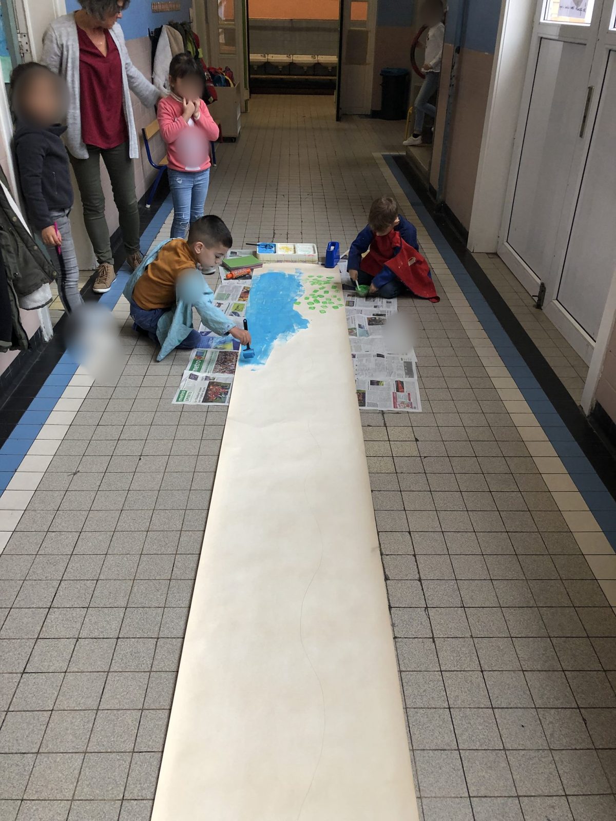 La fresque des M3 prend forme