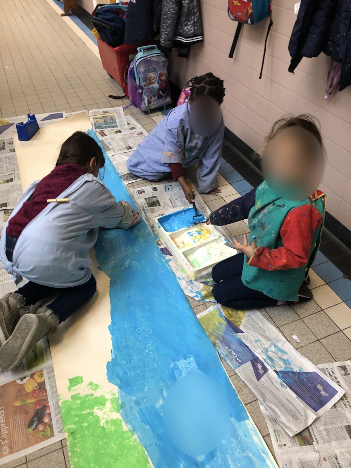 La fresque des M3 prend forme