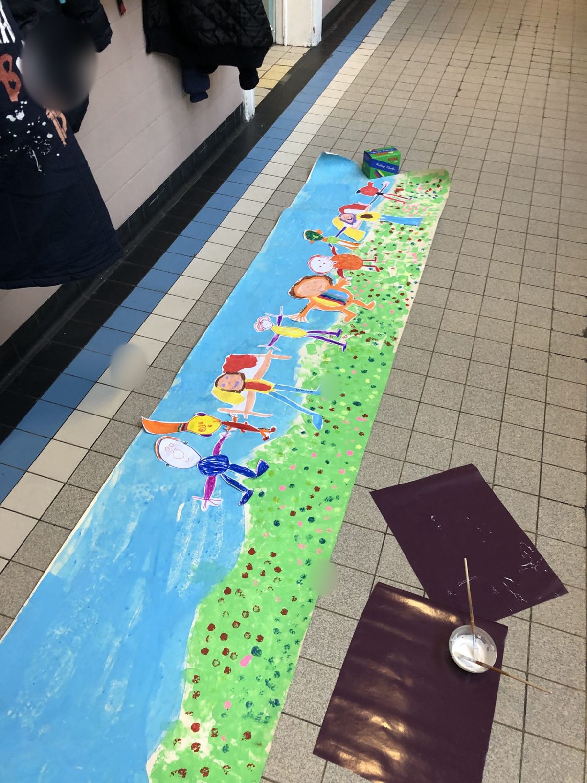 La fresque des M3 prend forme