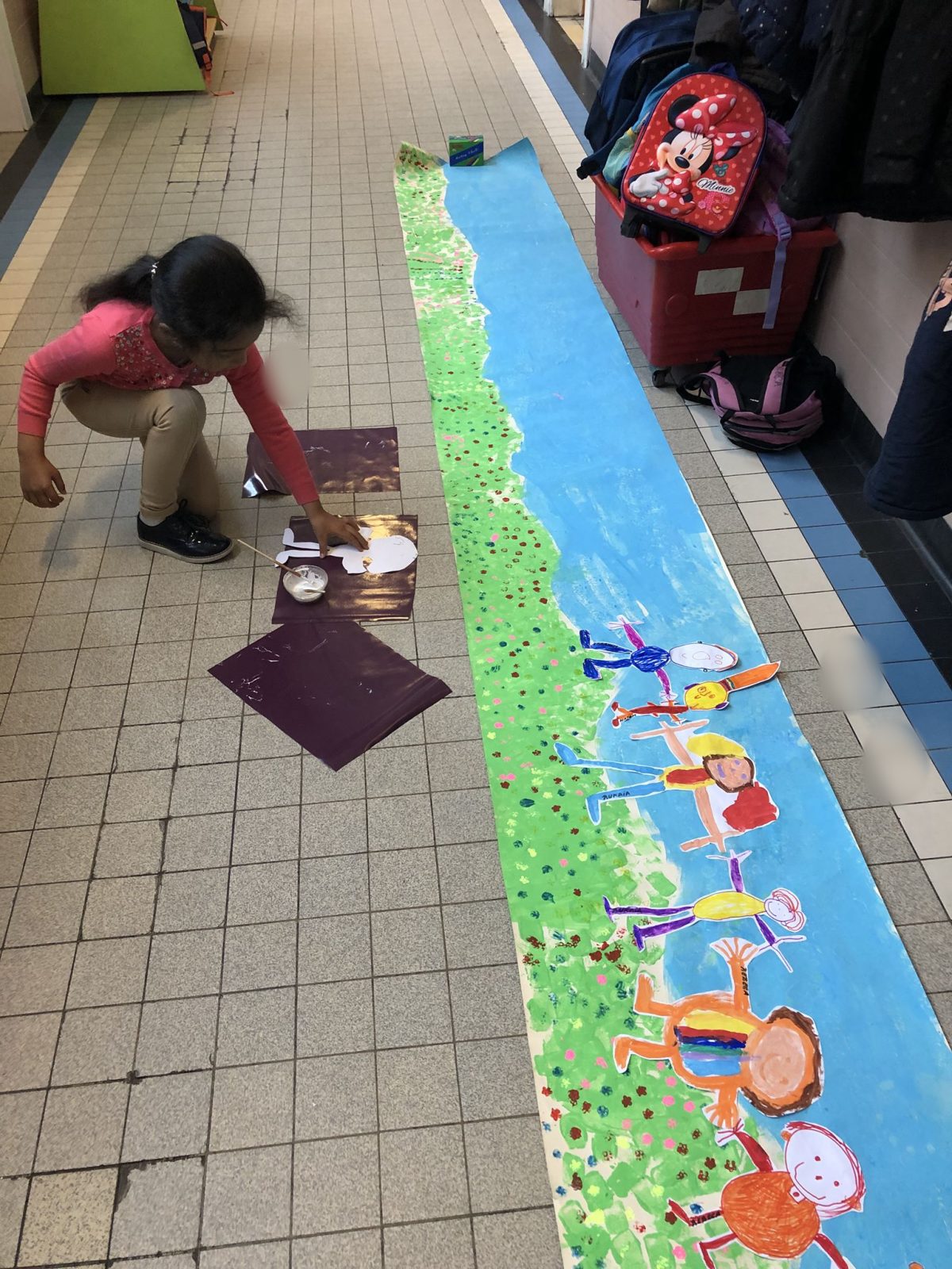 La fresque des M3 prend forme